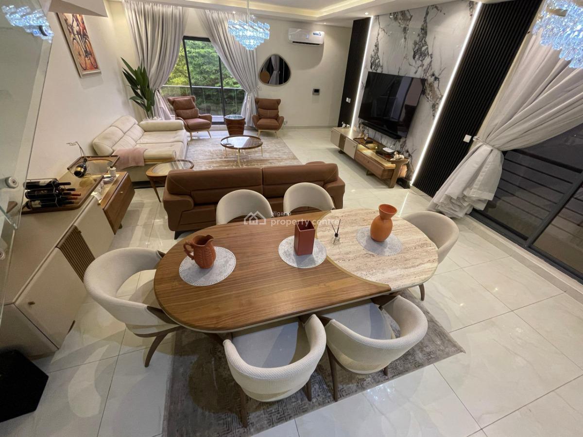 Furnished 4 Bedroom Maisonette + Studio Bq/ Elevator/ Pool/ Gym Etc, Ikoyi, Banana Island, Ikoyi, Lagos, Terraced Duplex for Rent