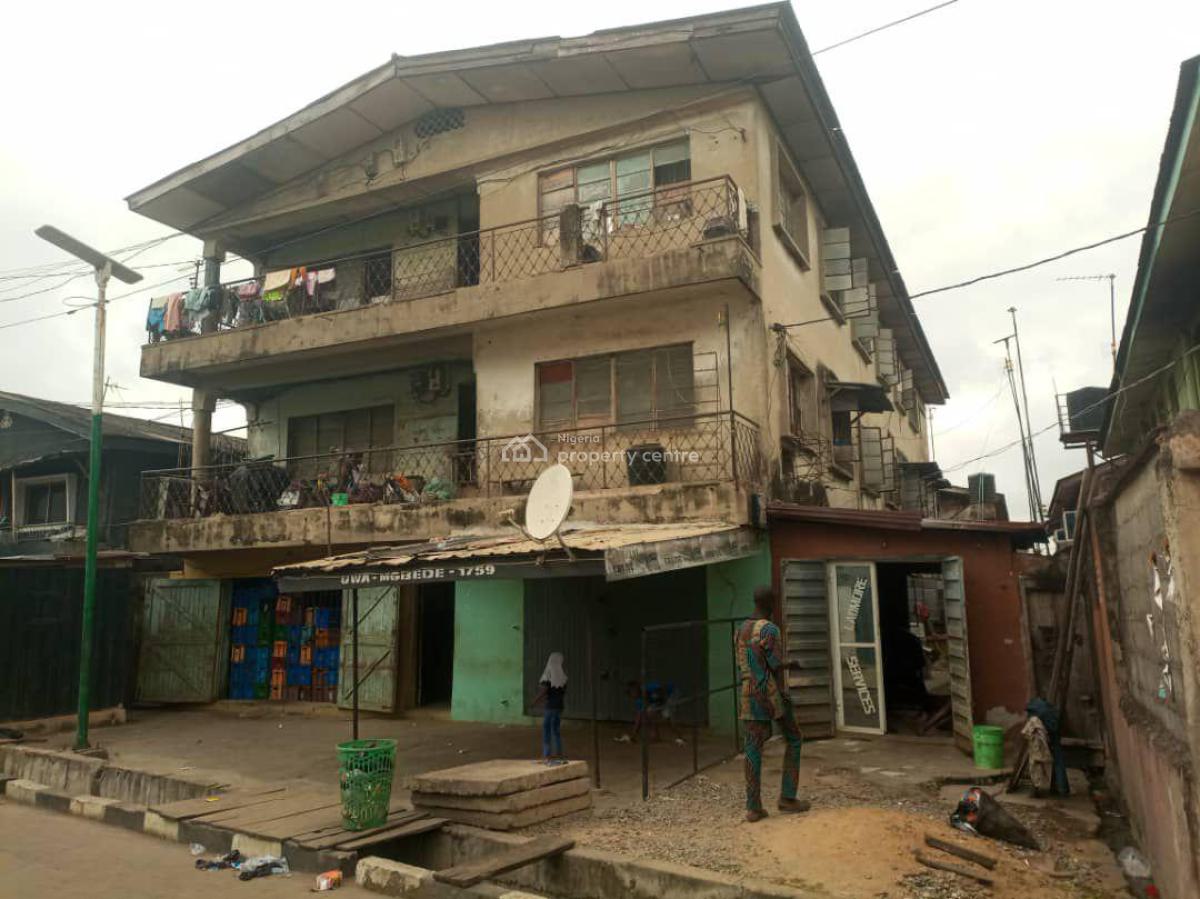 Prime Two-storey Building, Ojuelegba, Surulere, Lagos, Block of Flats for Sale