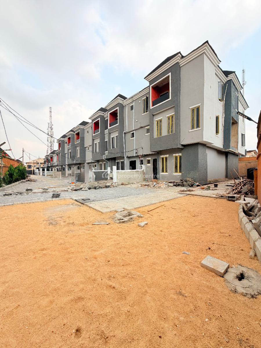 Lovely 5 Bedroom Carcass Fully Detached Duplex with Room Bq, Gbagada, Lagos, Detached Duplex for Sale