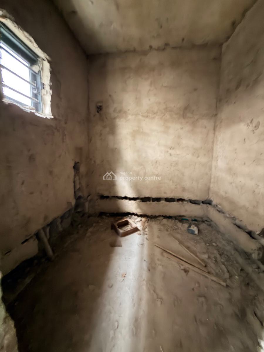 Lovely 5 Bedroom Carcass Fully Detached Duplex with Room Bq, Gbagada, Lagos, Detached Duplex for Sale