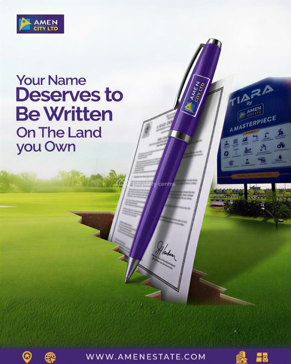 Cofo Land Facing The Road, Tiara 2.0 Close to Lekki International Airport, Ibeju Lekki, Lagos, Residential Land for Sale