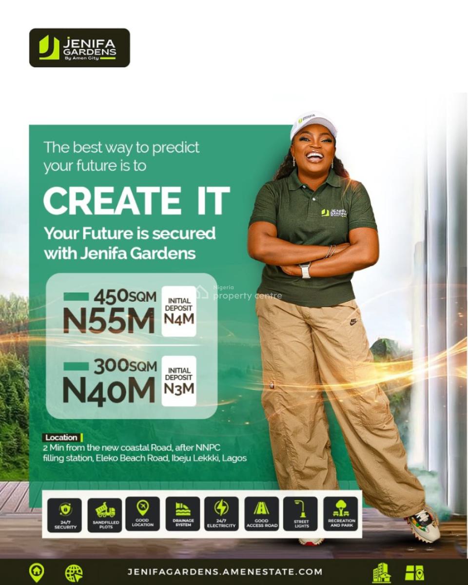 Cofo Land Along The Road, Jenifa Gardens 2mins From Lagos-calabar Road, Eleko, Ibeju Lekki, Lagos, Land for Sale