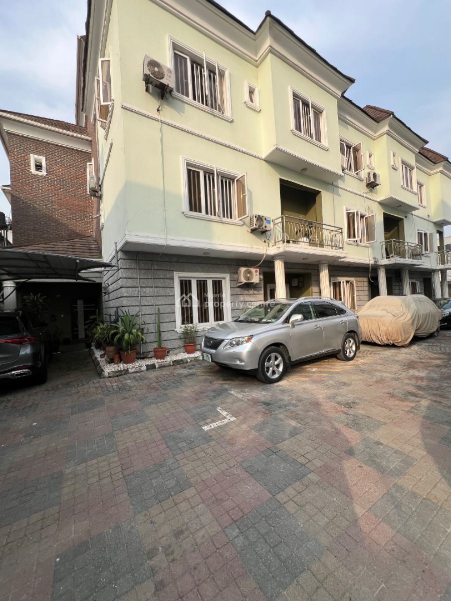 Exotic 3-bedroom Terrace Duplex Located at a Flood-free Area, Osapa, Lekki, Lagos, Flat / Apartment for Rent