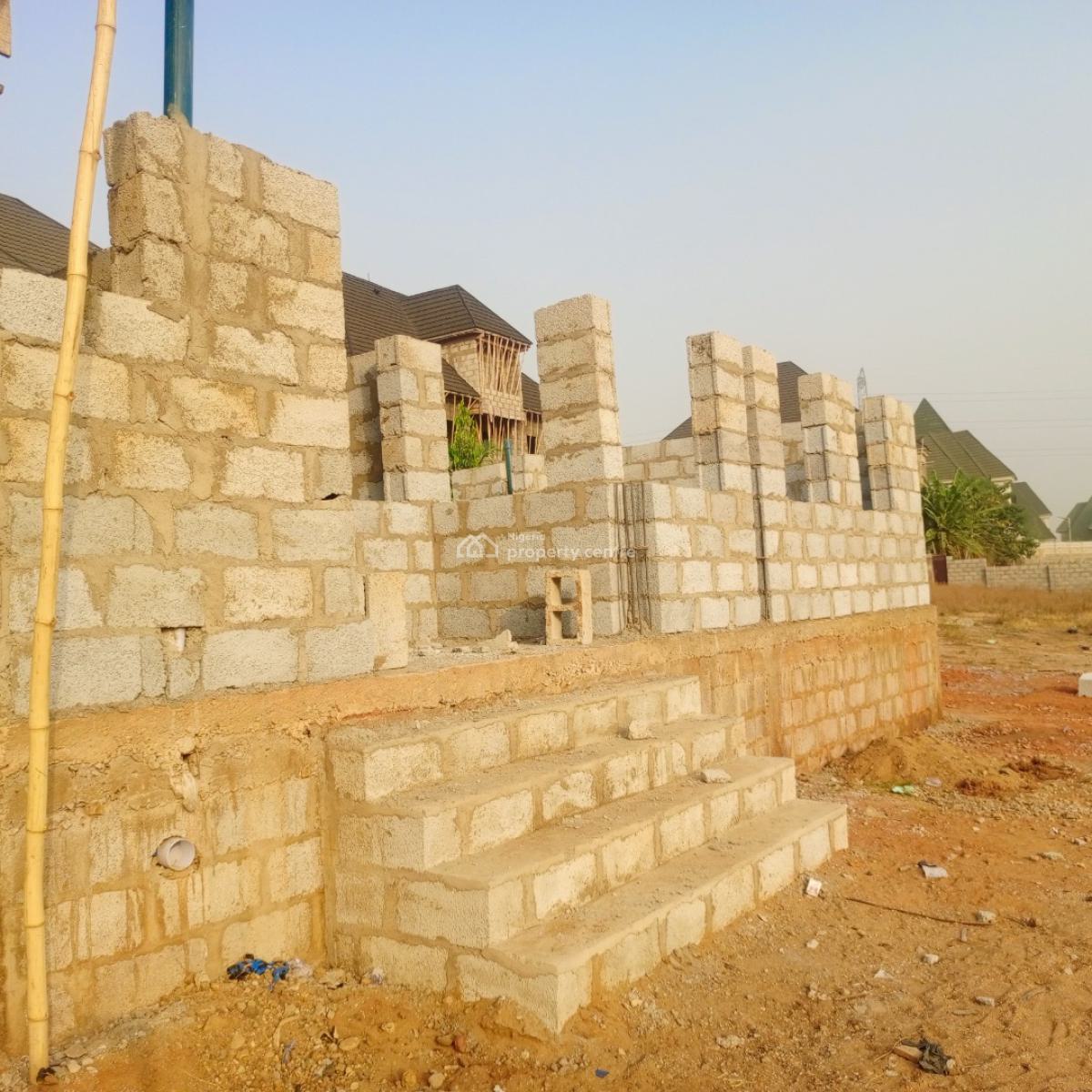 4bedroom Semi Detached Duplex with Attached Bq, M&b Villa Estate, Lugbe District, Abuja, Semi-detached Duplex for Sale