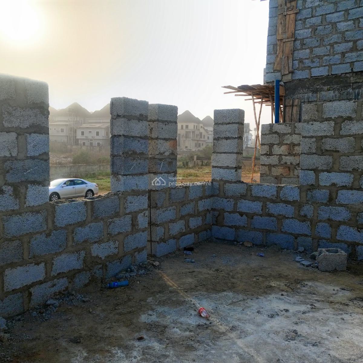 4bedroom Semi Detached Duplex with Attached Bq, M&b Villa Estate, Lugbe District, Abuja, Semi-detached Duplex for Sale