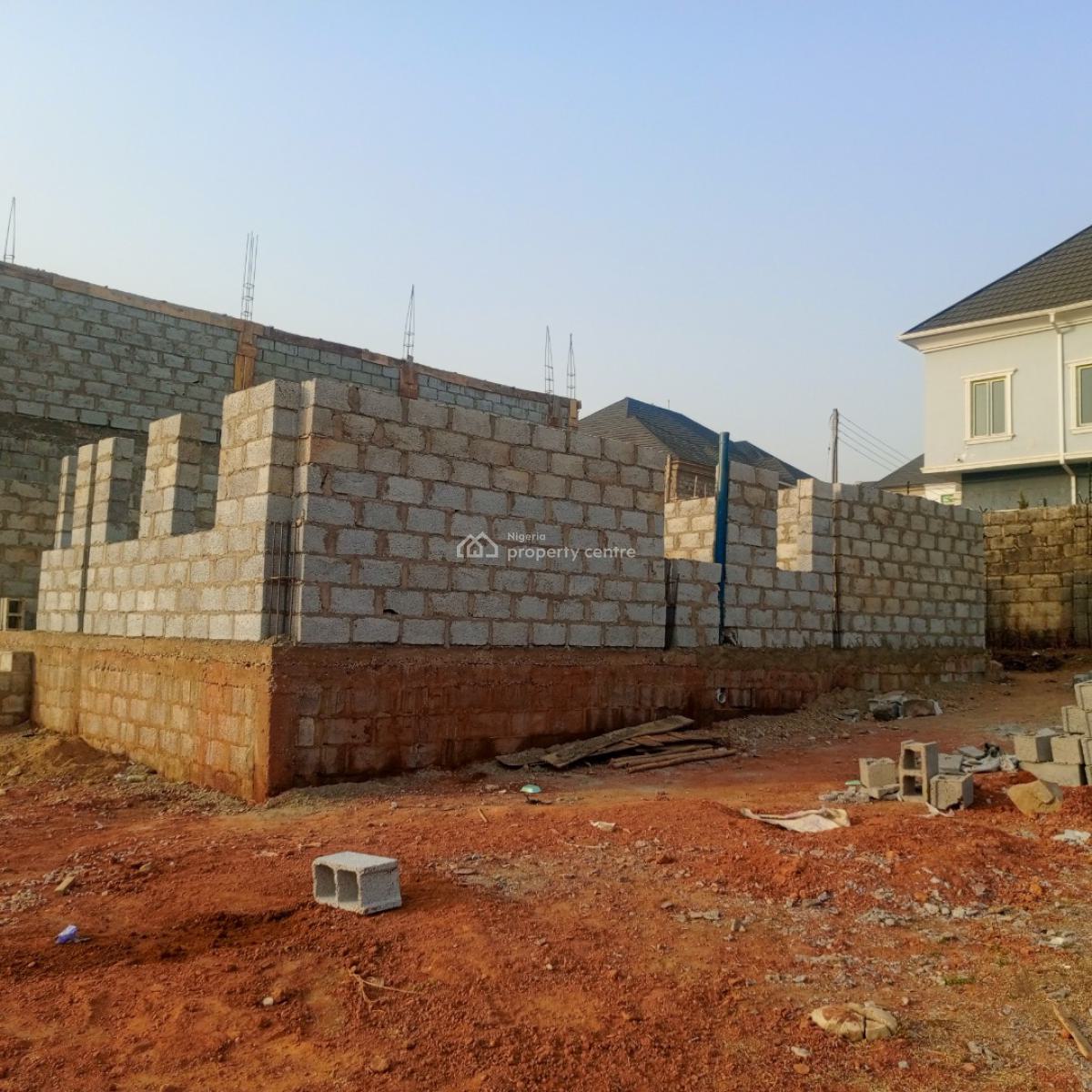 4bedroom Semi Detached Duplex with Attached Bq, M&b Villa Estate, Lugbe District, Abuja, Semi-detached Duplex for Sale