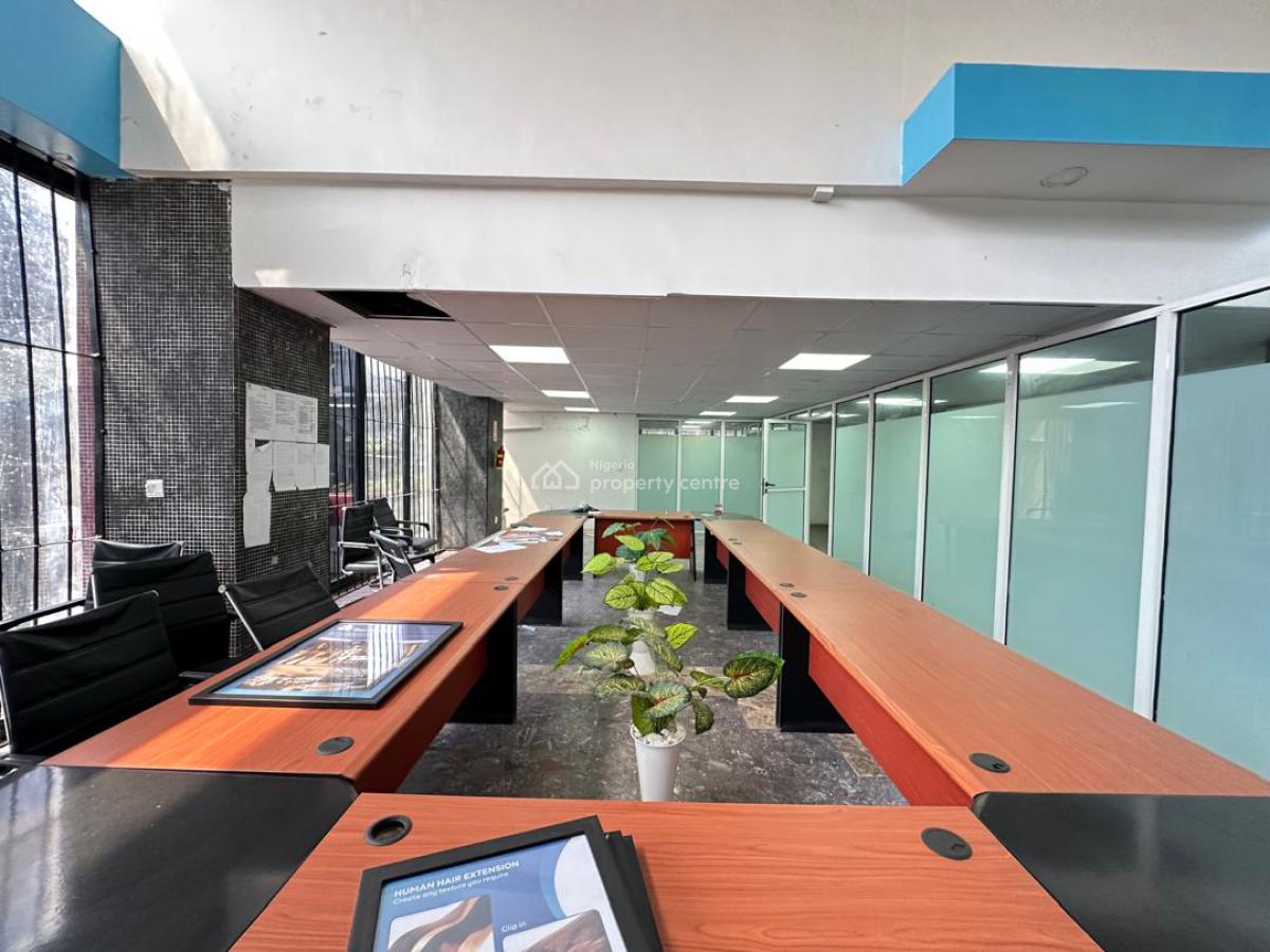 435 Sqm Already Partitioned Cooperate Space, Up and Ground Floor, Onikan, Lagos Island, Lagos, Office Space for Rent