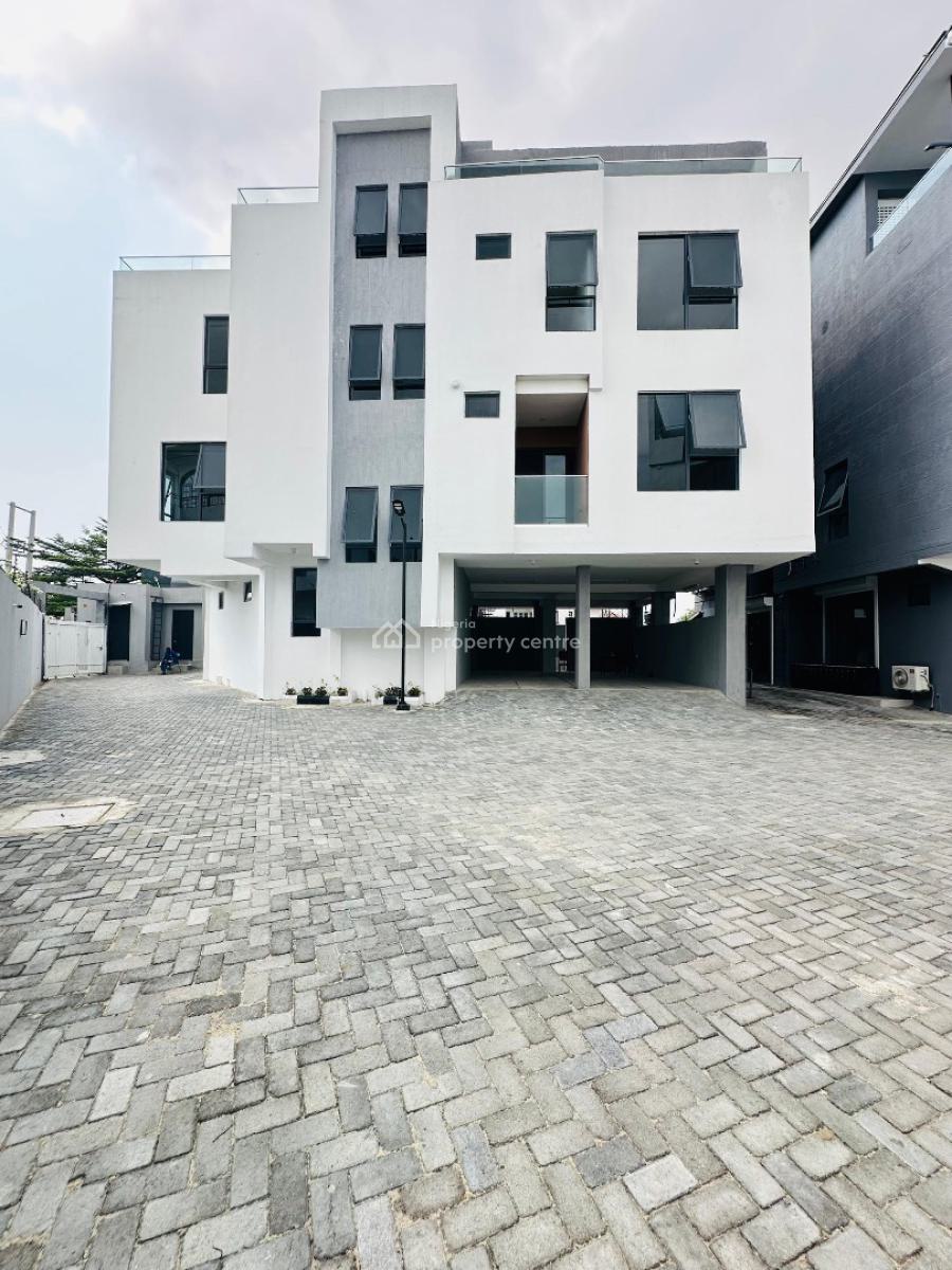 Elegantly Built 4 Bedroom Maisonette with Bq & Swimming Pool, Lekki Phase 1, Lekki, Lagos, Flat / Apartment for Sale