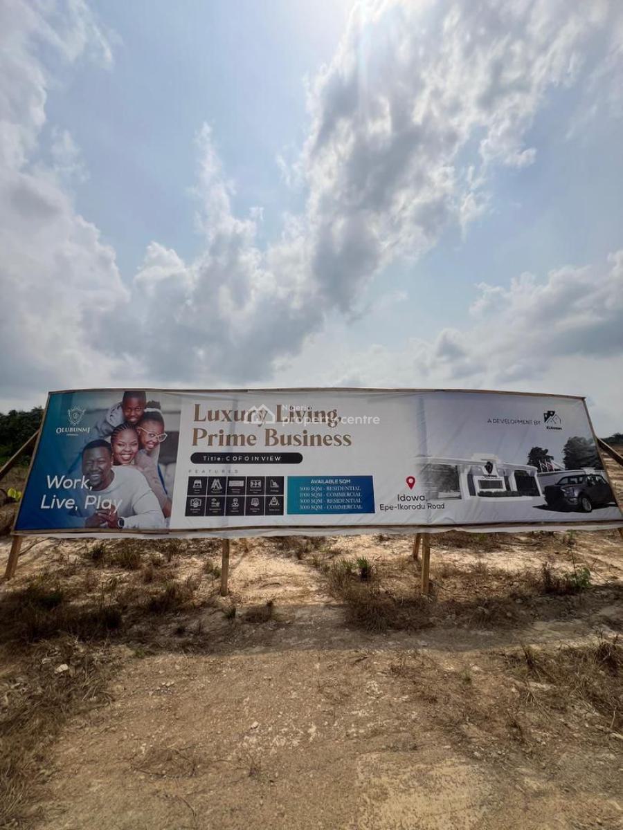 Secure Residential and Commercial Plots in a Fast Growing Community., Affordable Land in a Fast Growing Community, Idowa-epe Lagos, Epe, Lagos, Mixed-use Land for Sale
