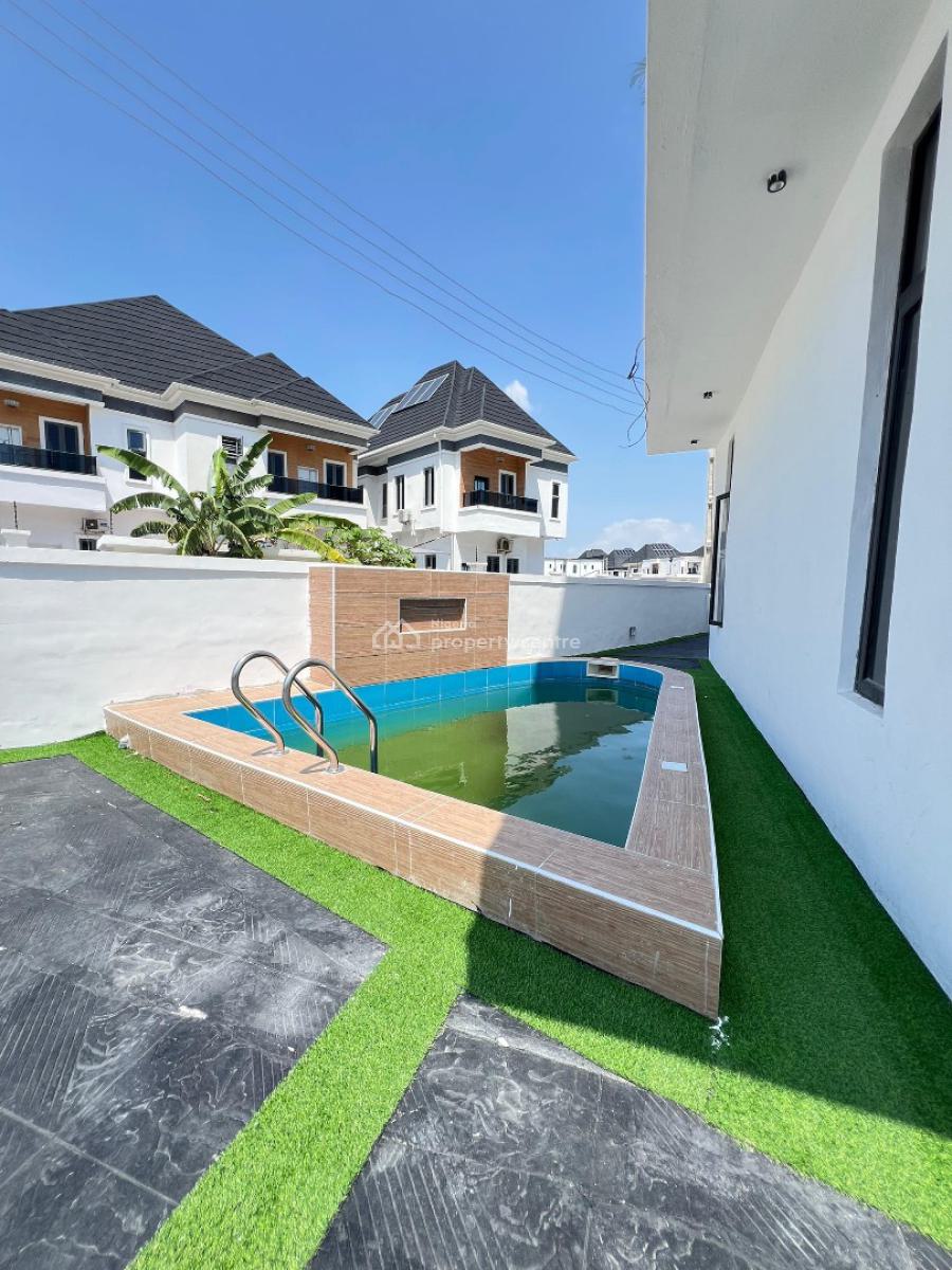 Newly Built 5 Detached Duplex with Bq and Swimming Pool in a Serene En, Orchid, Lekki, Lagos, Detached Duplex for Sale