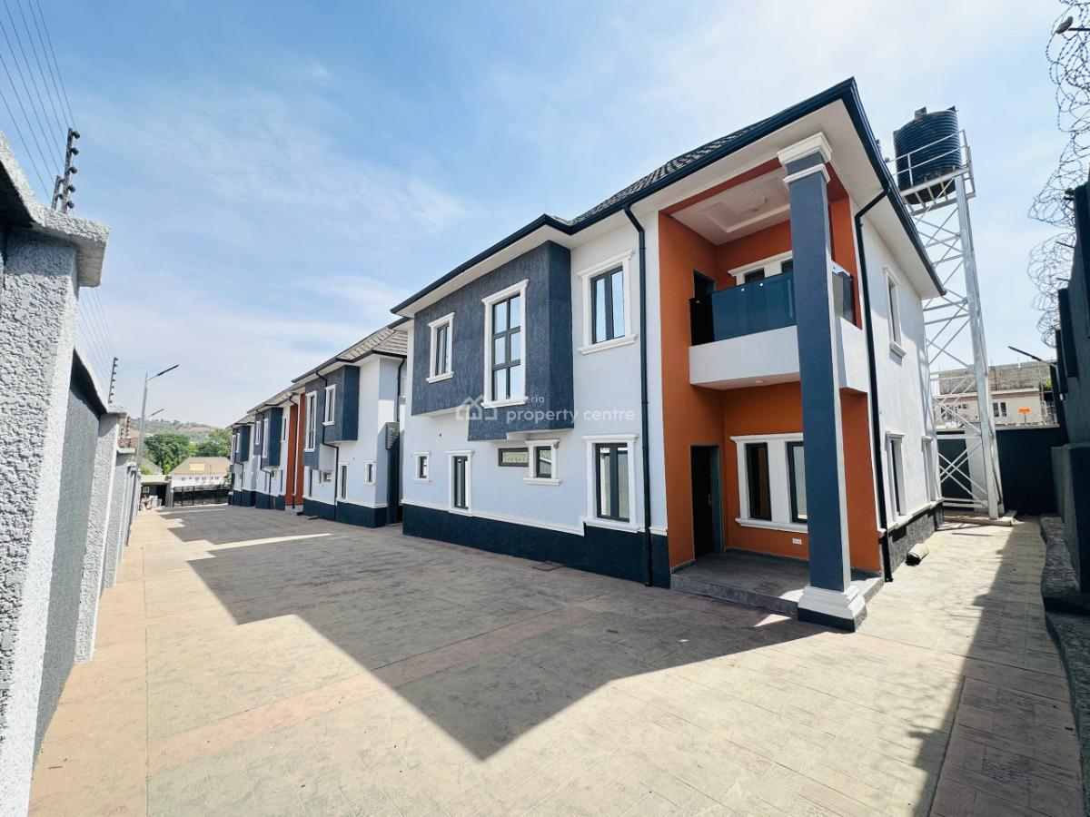 Brand New Spacious 4-bedroom Terrace Duplex + 1 Bq, Life Camp, Abuja, Terraced Duplex for Sale