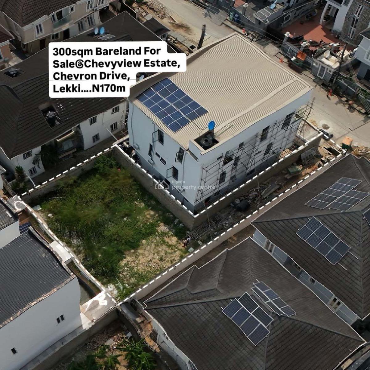 300sqm of Bareland with Driveway, Chevy View Estate, Lekki, Lagos, Land for Sale
