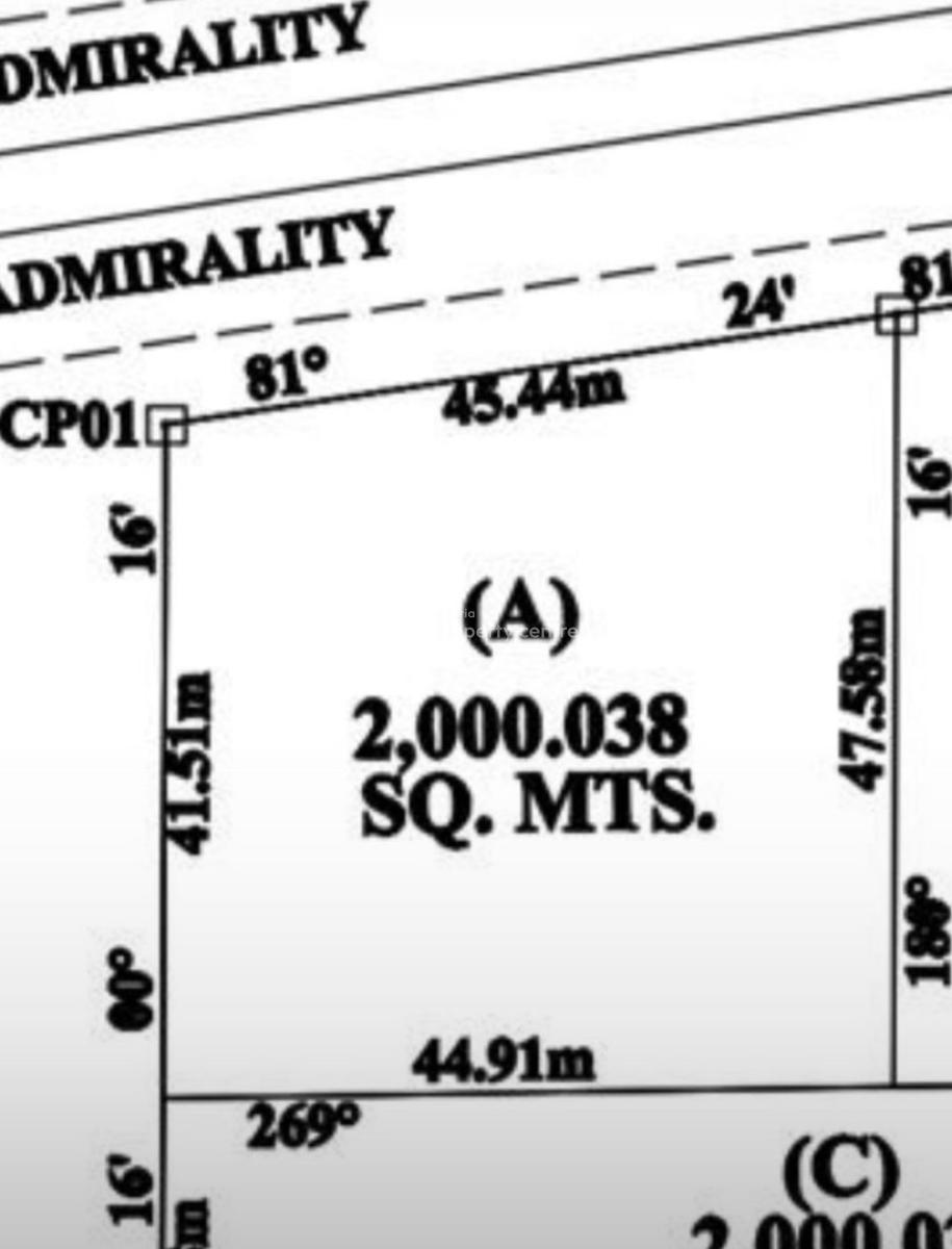 Strategically Located Plot of Land, Admiralty Way, Lekki Phase 1, Lekki, Lagos, Commercial Land for Sale