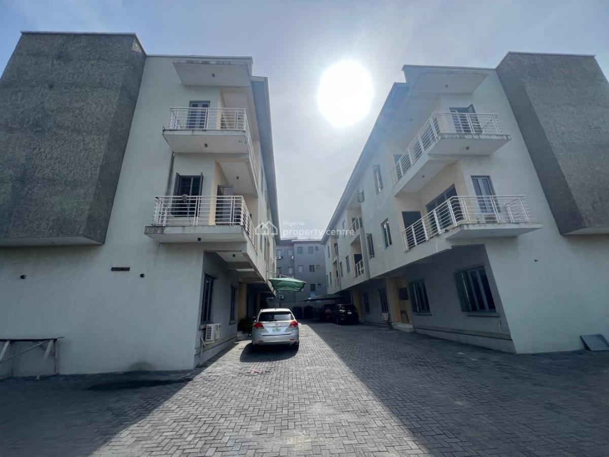 Lovely 2 Units of 4 Bedroom Townhouse with Bq in a Secure Estate, Ikate, Lekki, Lagos, House for Rent