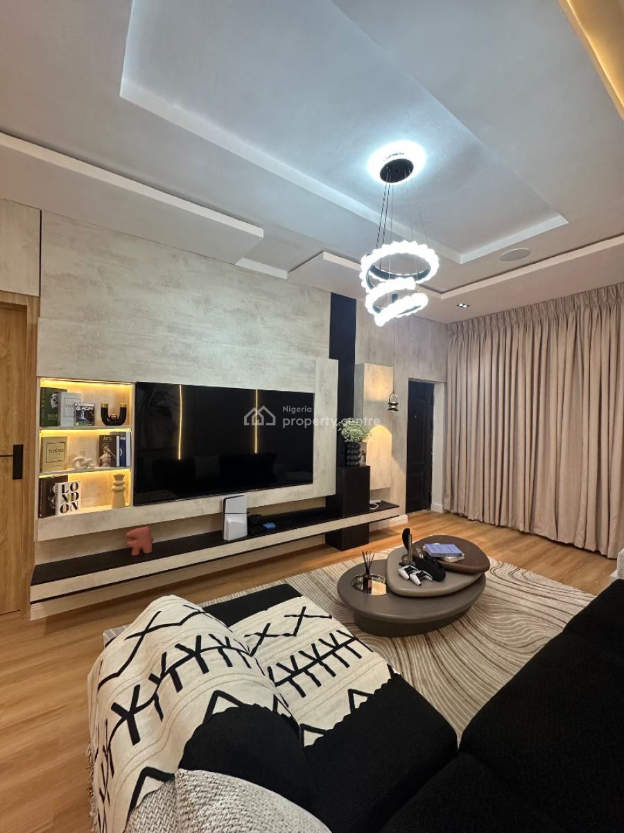 Exquisitely Furnished 3 Bedrooms Maisonette with Ps5, Gym and Pool, Meadow Hall Way, Ikate, Lekki, Lagos, House Short Let