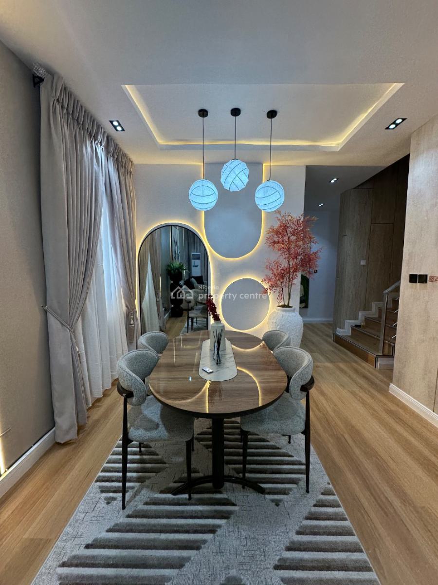 Exquisitely Furnished 3 Bedrooms Maisonette with Ps5, Gym and Pool, Meadow Hall Way, Ikate, Lekki, Lagos, House Short Let