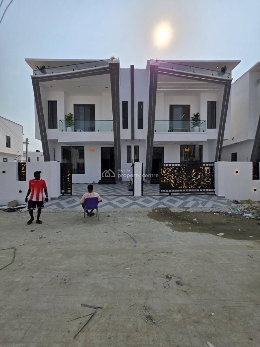 4 Bedrooms Semi Detached Duplex with Bq, 4 Bedrooms Semi Detached Duplex with Bq, Ajah, Lagos, Semi-detached Duplex for Sale