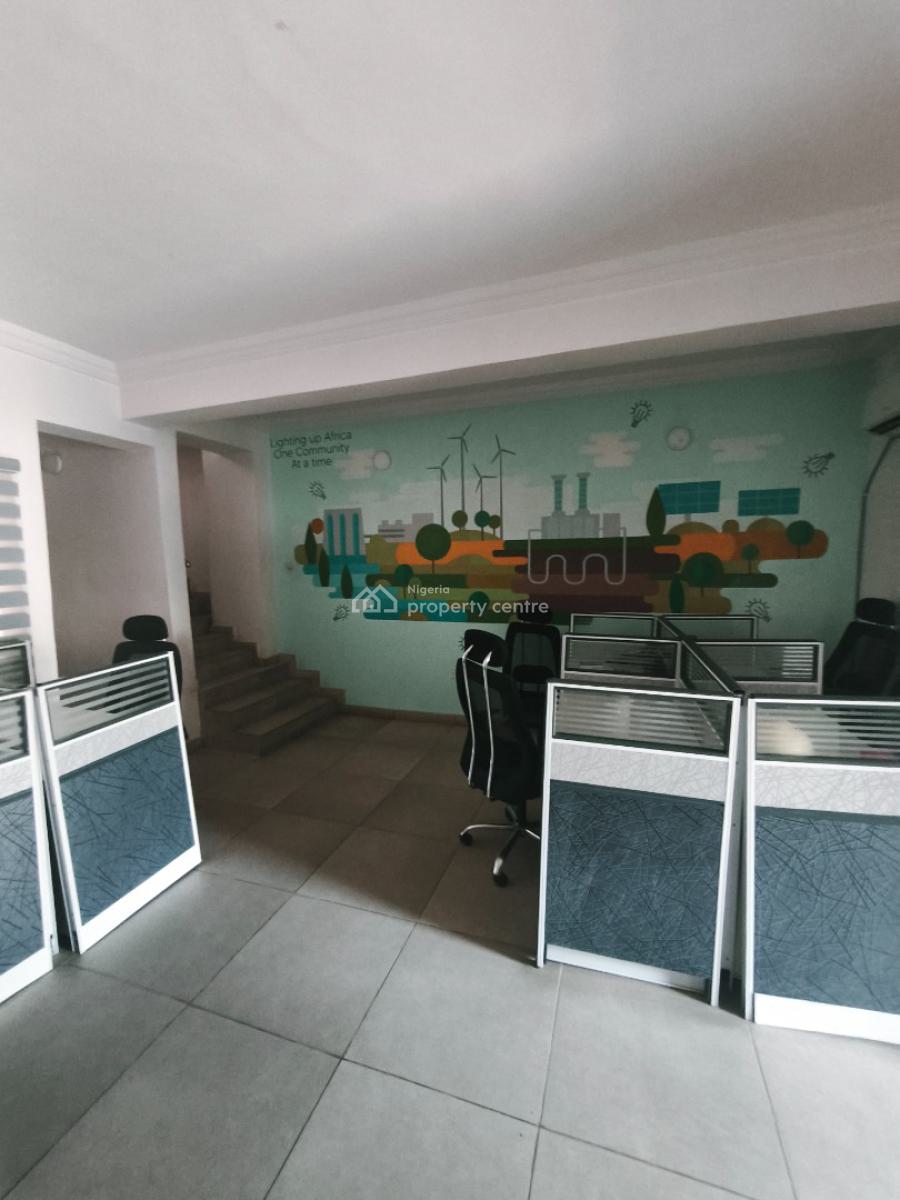 10 Rooms Office Building with 2 Units 3 Bedroom Bungalows, Off Bourdillon Road, Old Ikoyi, Ikoyi, Lagos, Detached Duplex for Rent