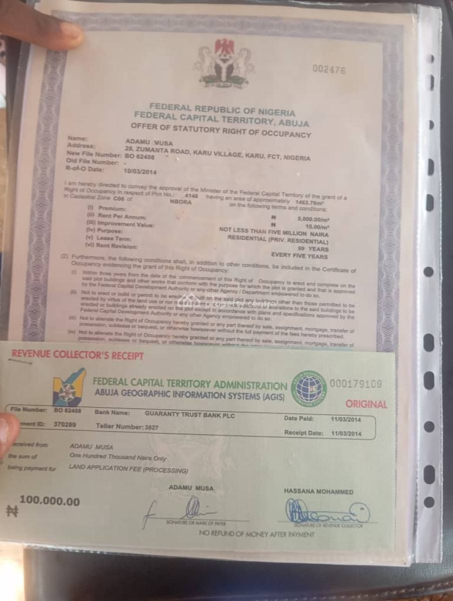 District Land Available, Mbora (nbora), Abuja, Residential Land for Sale