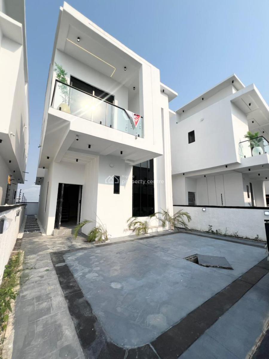 Contemporary 4 Bedroom Fully Detached Duplex with Bq + Pool, Ajah, Lagos, Detached Duplex for Sale
