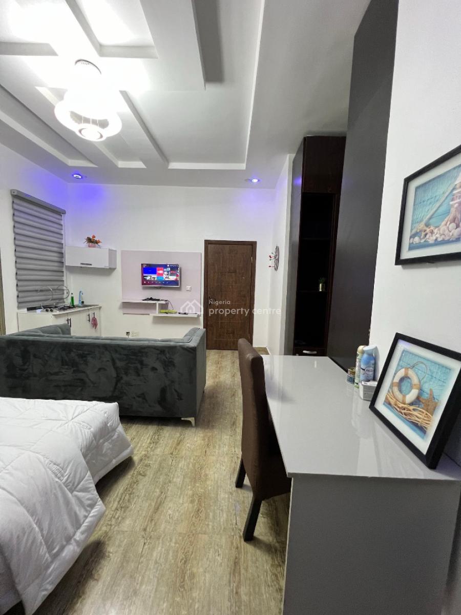Luxuriously Furnished Studio Apartment, Toxbury Estate, Opposite Vgc, Ikota, Lekki, Lagos, Self Contain (single Rooms) for Rent
