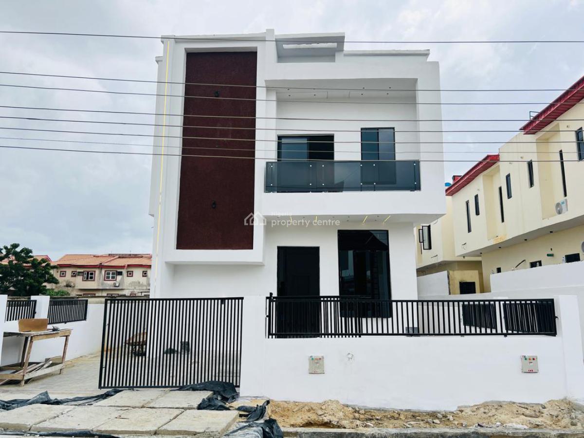 New 4 Bedroom Fully Detached Duplex with Bq, Sangotedo, Ajah, Lagos, House for Sale