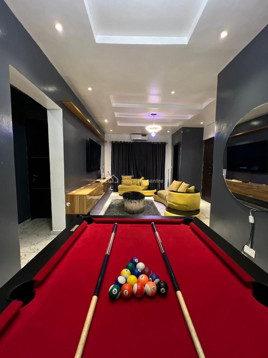 Beautifully Furnished 2 Bedroom Apartment with Ps5, Snooker, Ewa Court, Oyekan Cl, Lekki Phase 1, Lekki, Lagos, Flat / Apartment Short Let