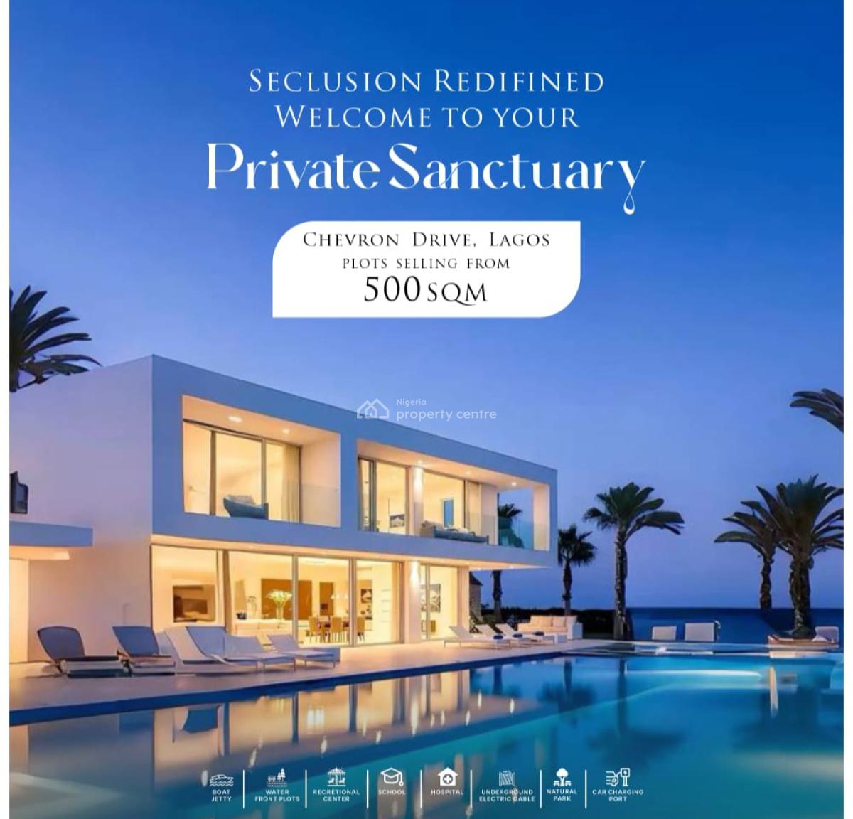 Premium Plots, Chevron Drive, Lekki, Lagos, Mixed-use Land for Sale