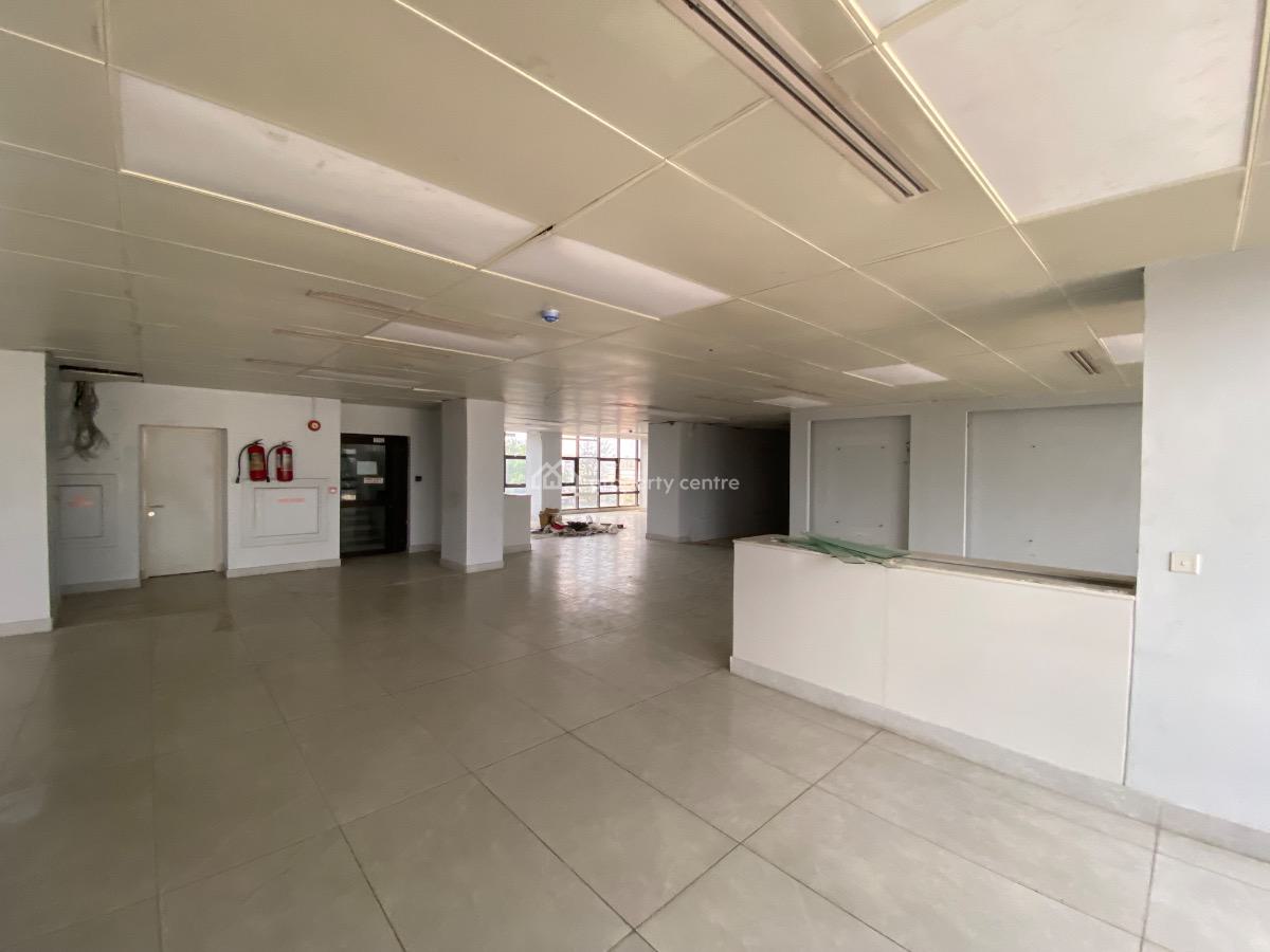 Fully Service 350 Sqm Open Plan Office Space, Bank Anthony Way, Ikeja, Lagos, Office Space for Rent
