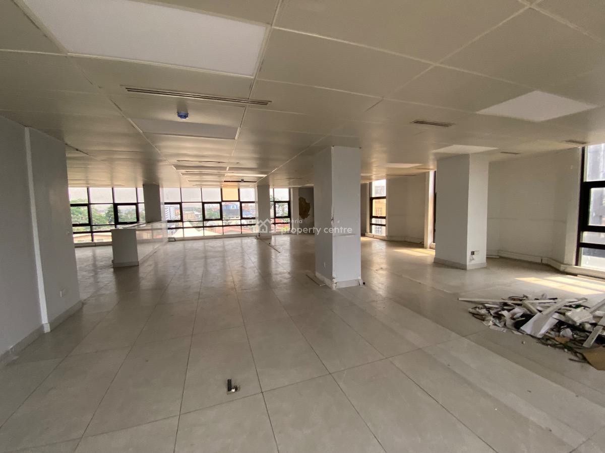 Fully Service 350 Sqm Open Plan Office Space, Bank Anthony Way, Ikeja, Lagos, Office Space for Rent