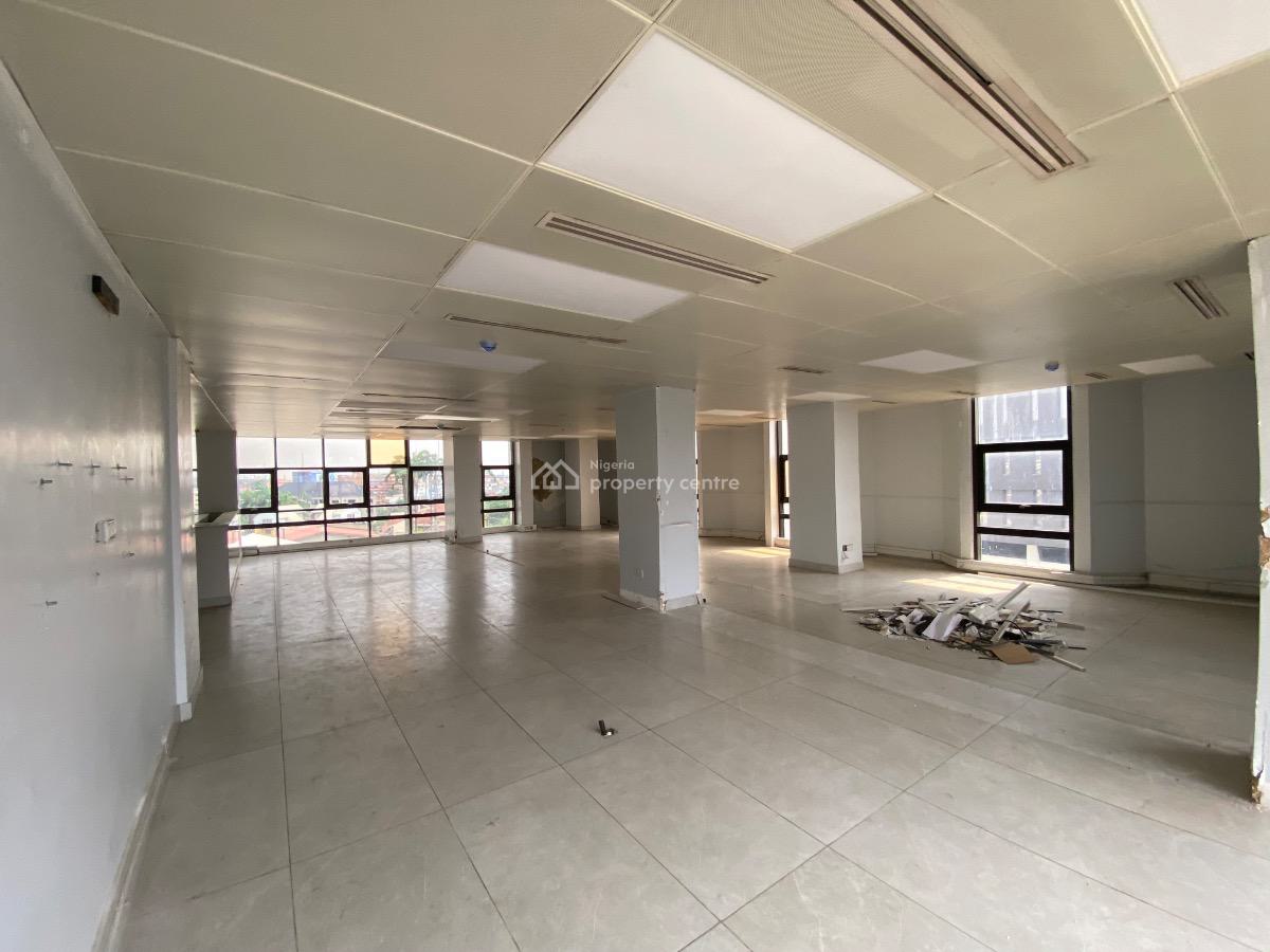 Fully Service 350 Sqm Open Plan Office Space, Bank Anthony Way, Ikeja, Lagos, Office Space for Rent
