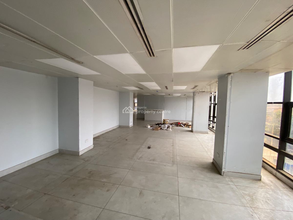 Fully Service 350 Sqm Open Plan Office Space, Bank Anthony Way, Ikeja, Lagos, Office Space for Rent
