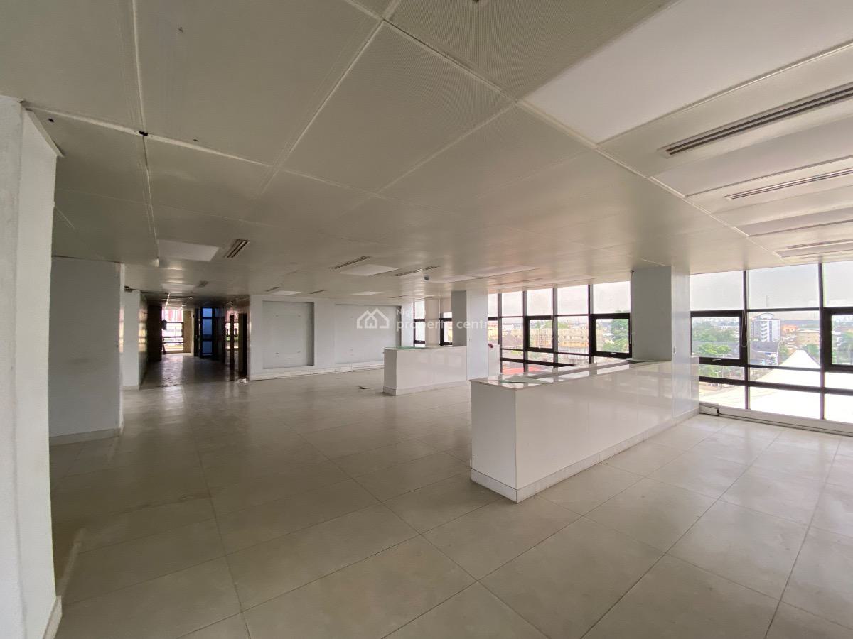 Fully Service 350 Sqm Open Plan Office Space, Bank Anthony Way, Ikeja, Lagos, Office Space for Rent
