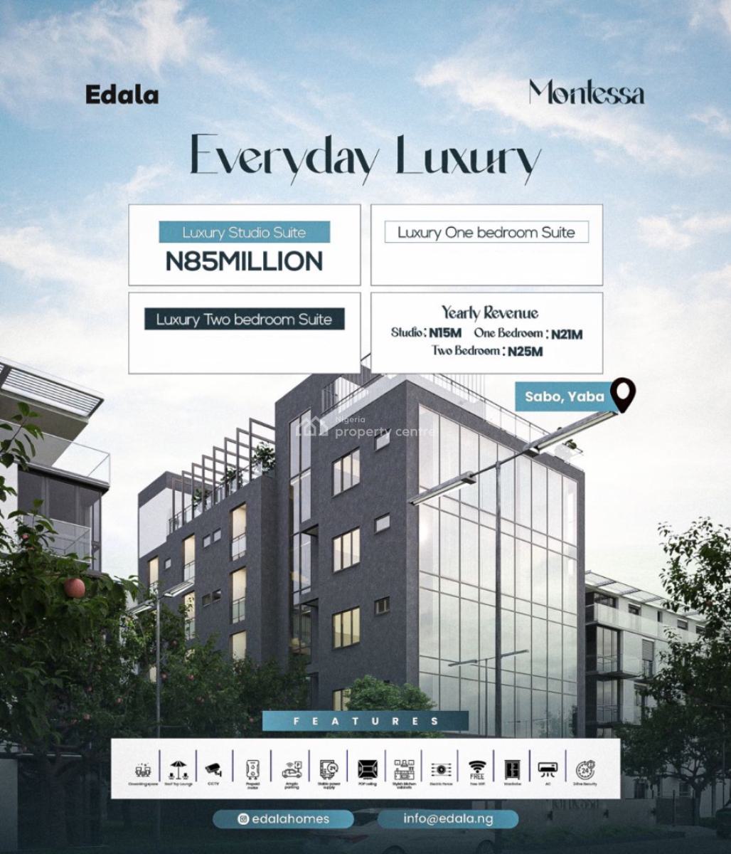 an Off Plan High-rise Built for Returns, Sabo, Yaba, Sabo, Yaba, Lagos, House for Sale