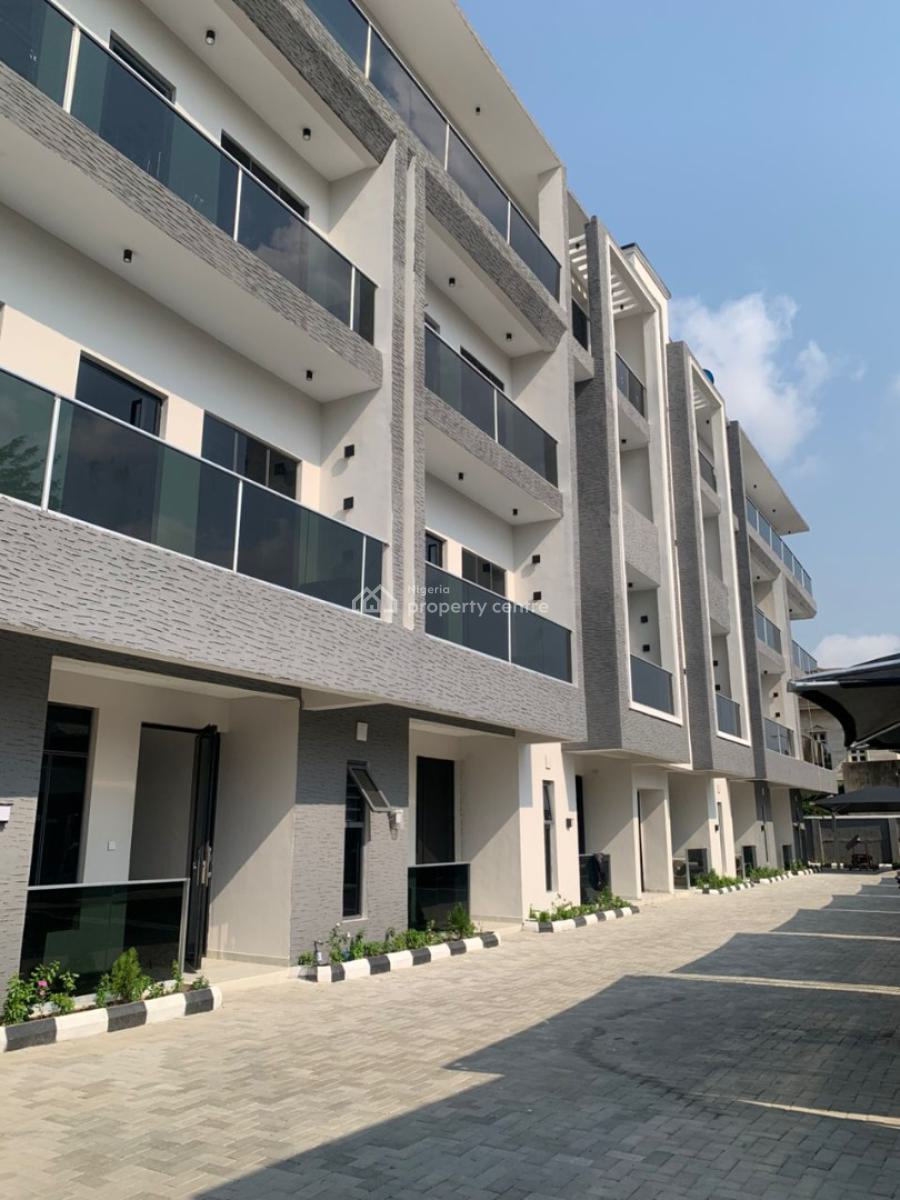 Newly Built 4 Bedroom Terrace with Bq, Parkview, Ikoyi, Lagos, Terraced Duplex for Rent