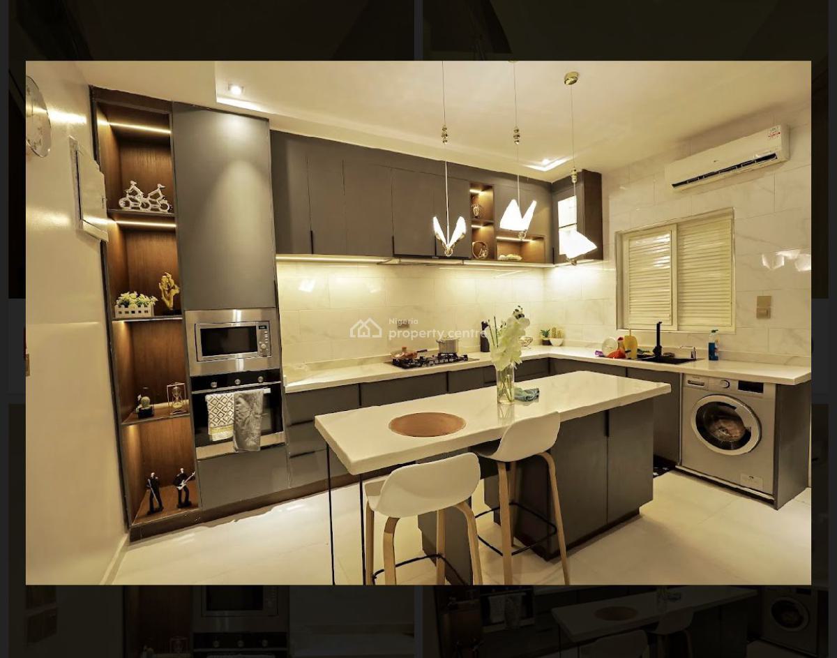 Fully Service Furnished Luxury 4 Bedrooms Semi Detached Duplex, Osapa London, Lekki, Lagos, Flat / Apartment for Rent