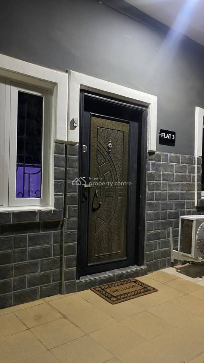 Furnished 1 Bedroom Flat with 2 Toilets on Ground Floor, Wuse 2, Abuja, Flat / Apartment for Rent