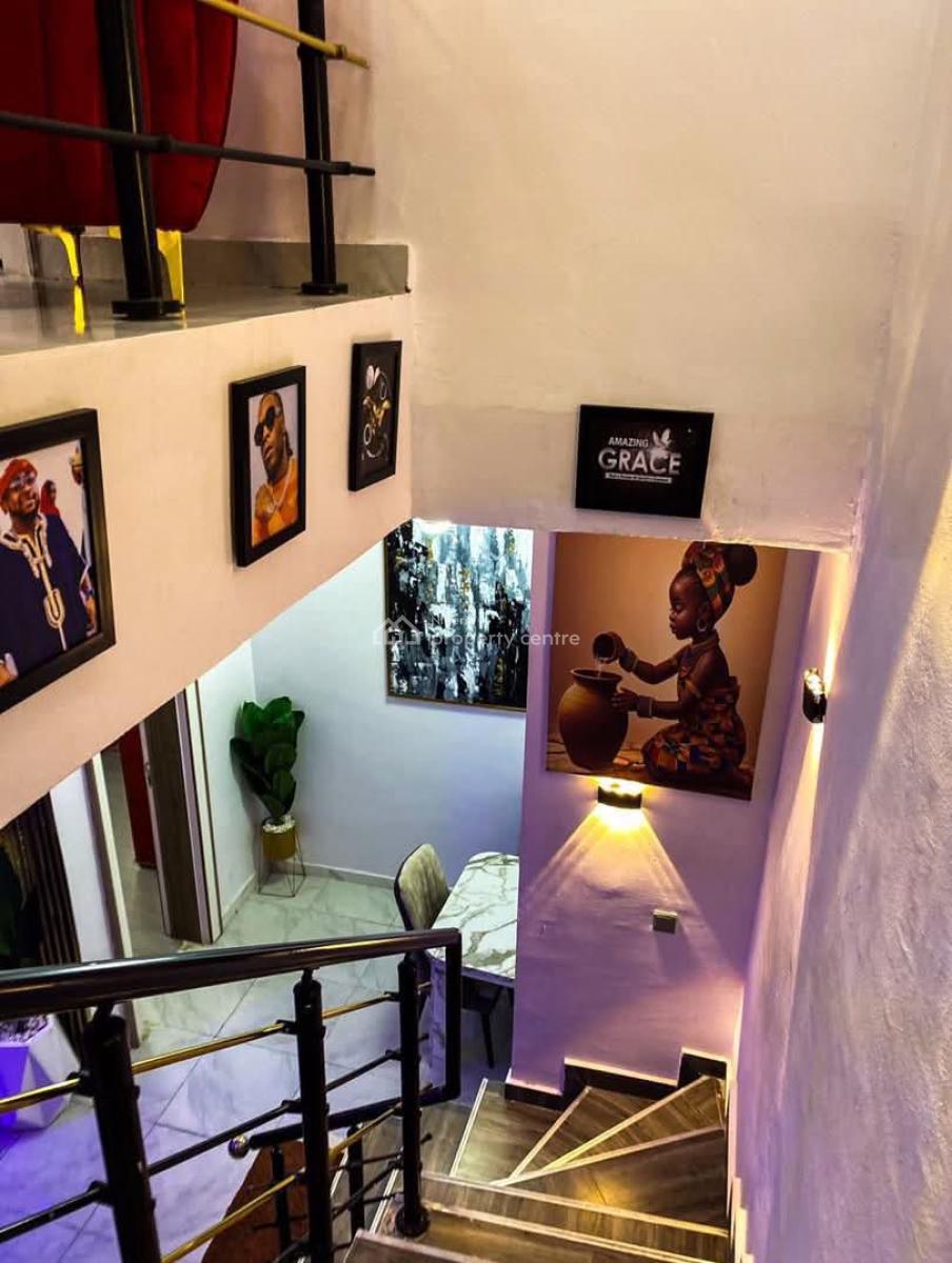 Well Furnished 3 Bedroom Terraced Duplex with Bq, Monastery Road Behind Shoprite, Sangotedo, Ajah, Lagos, Terraced Duplex for Sale
