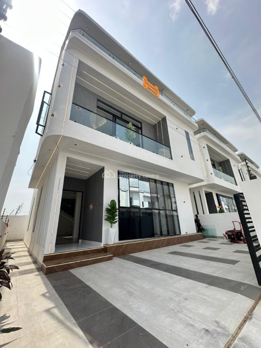 Exquisite Luxury Spacious 4 Bedroom Fully Detached Duplex with Bq, Less Than 5 Minutes From Abraham Adesanya, Ajah, Lagos, Detached Duplex for Sale