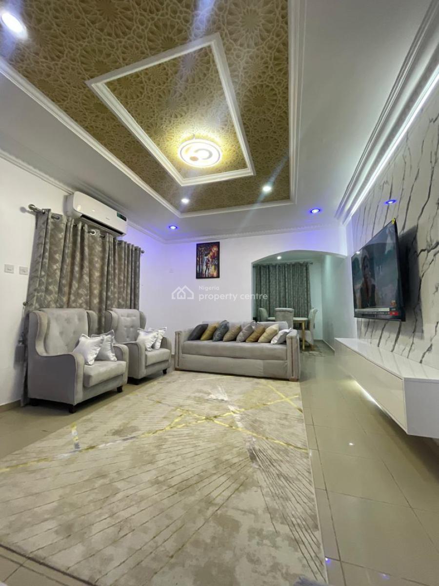 Fully Furnished and Serviced 3-bedroom Bungalow, Gwarimpa Main, Gwarinpa, Abuja, Detached Bungalow for Rent