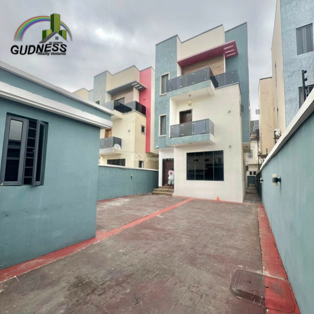 5 Bedroom Fully Detached Duplex with Bq, Ikota, Lekki, Lagos, Detached Duplex for Rent
