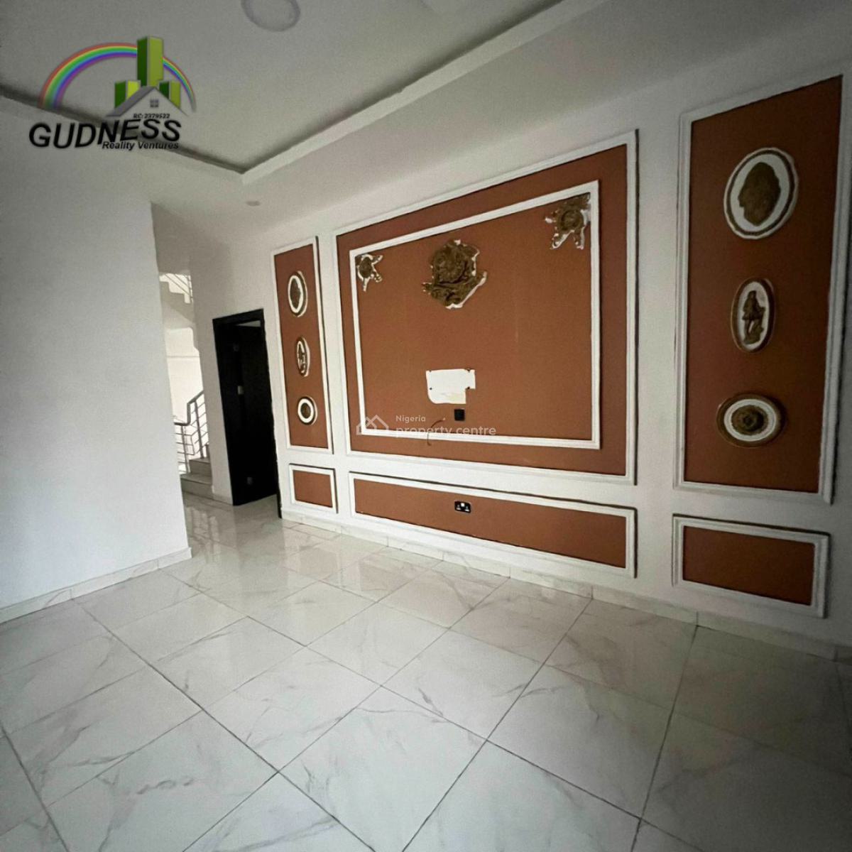 5 Bedroom Fully Detached Duplex with Bq, Ikota, Lekki, Lagos, Detached Duplex for Rent