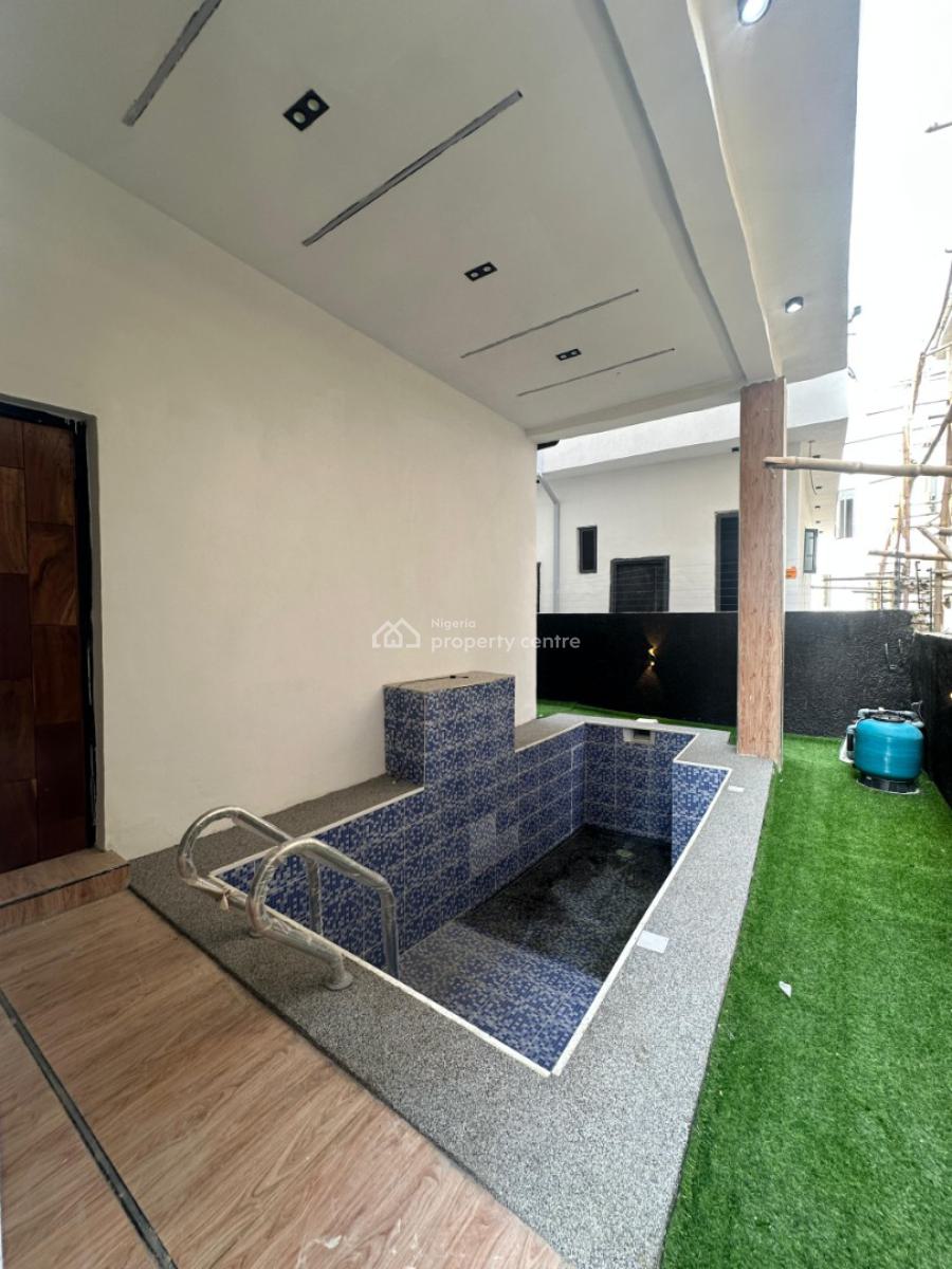 Luxury Spacious 5 Bedroom Fully Detached Duplex with Bq and a Pool, Less Than 10 Minutes From Royal Garden Estate, Lekki, Ajah, Lagos, Detached Duplex for Sale