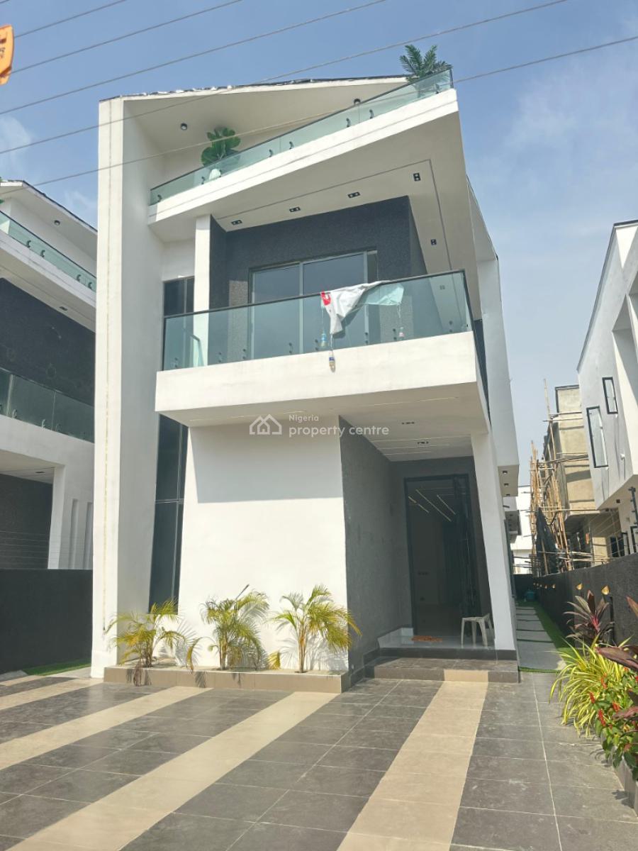 Luxury Spacious 5 Bedroom Fully Detached Duplex with Bq and a Pool, Less Than 10 Minutes From Royal Garden Estate, Lekki, Ajah, Lagos, Detached Duplex for Sale