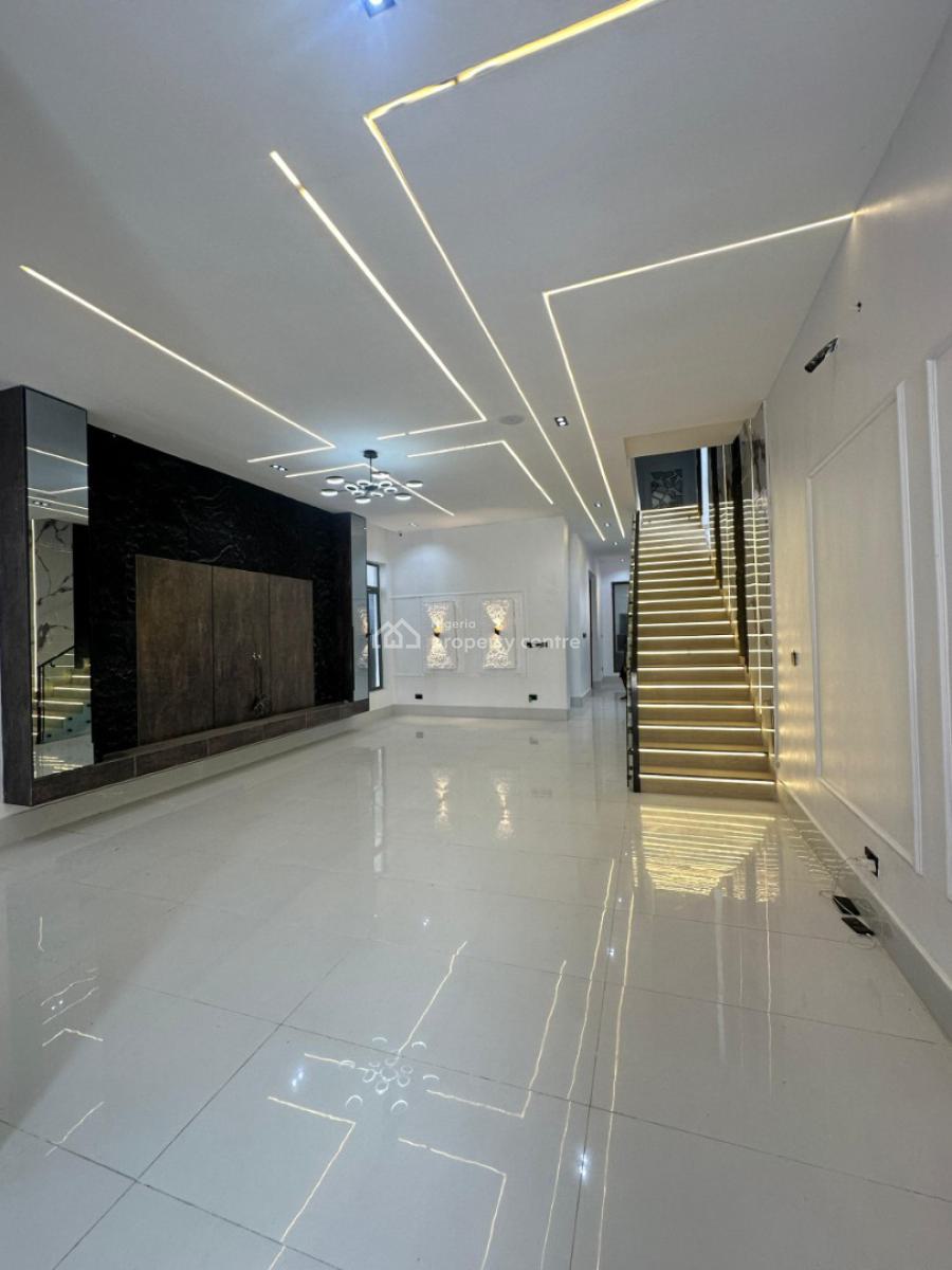 Luxury Spacious 5 Bedroom Fully Detached Duplex with Bq and a Pool, Less Than 10 Minutes From Royal Garden Estate, Lekki, Ajah, Lagos, Detached Duplex for Sale