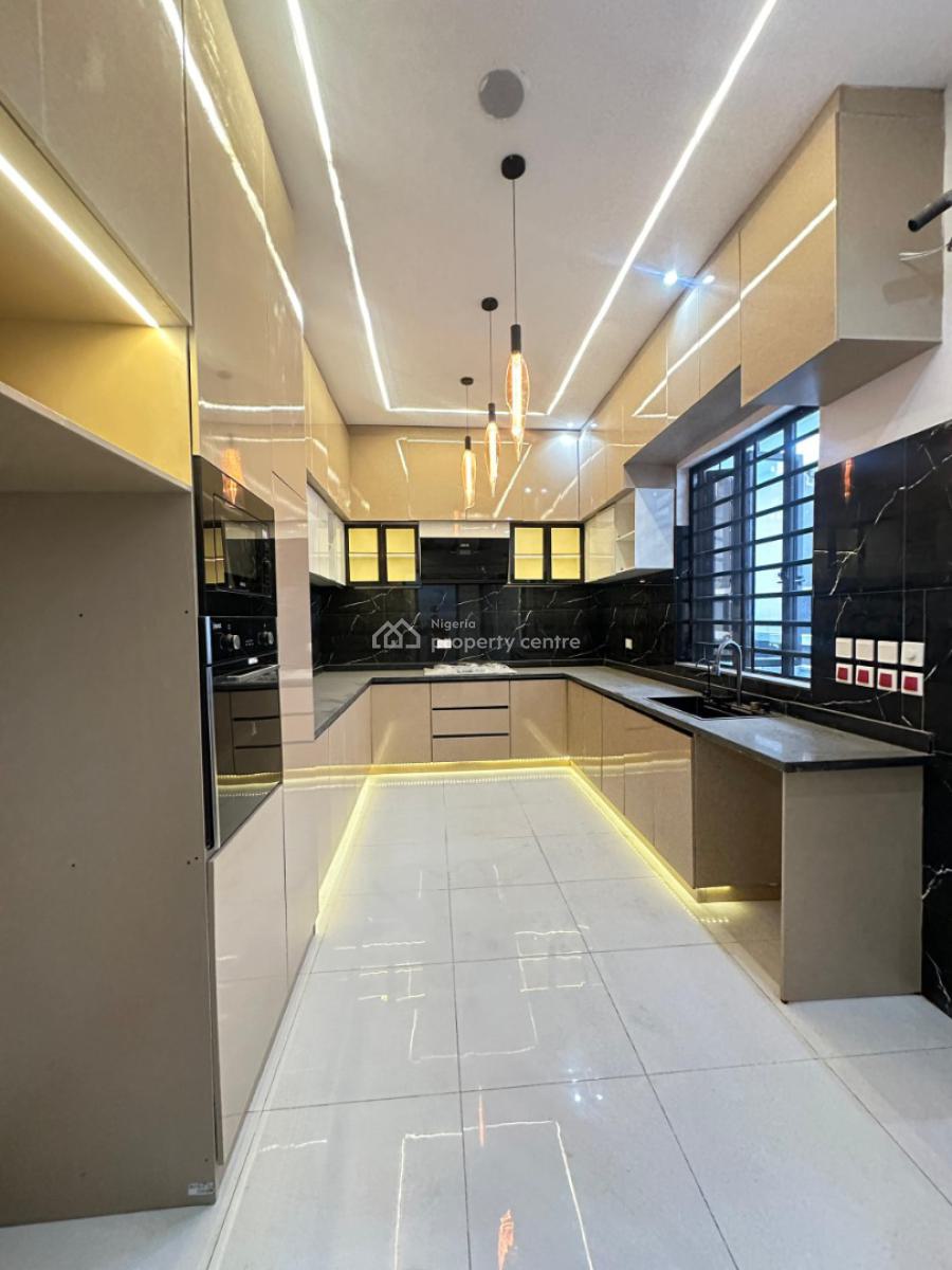 Well-built Luxury 5 Bedroom Fully Detached Duplex with Bq and a Pool, Less Than 10 Minutes From Abraham Adesanya, Lekki, Ajah, Lagos, Detached Duplex for Sale