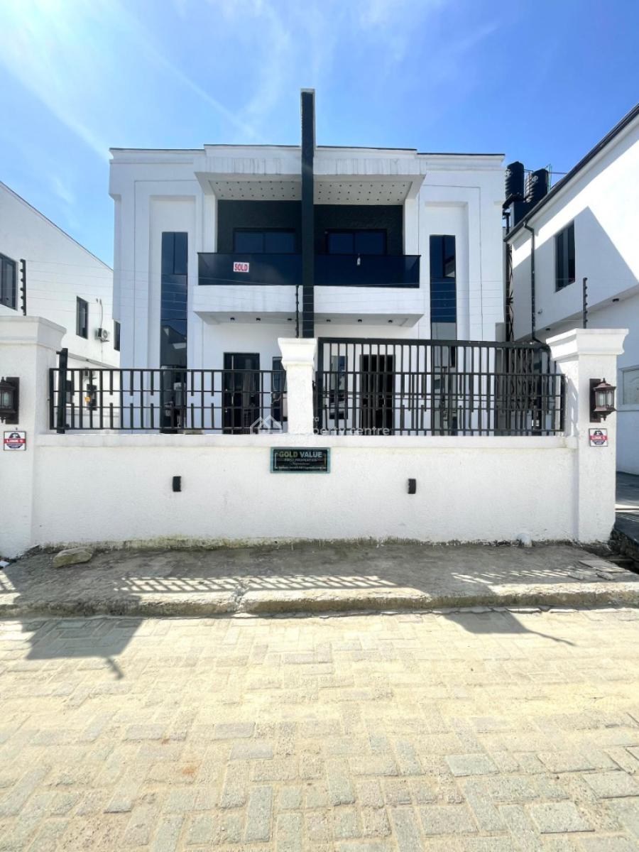 Well-built Luxury Spacious 4 Bedroom Semi-detached Duplex with Bq, Less Than 10 Minutes From Lekki Palm City, Lekki, Ajah, Lagos, Semi-detached Duplex for Sale