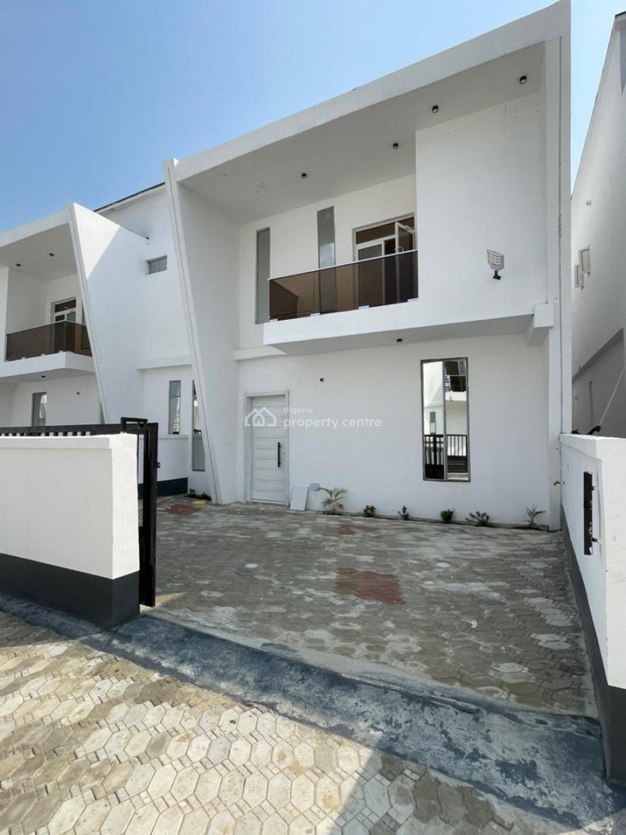 Elegant 4-bedroom Semi-detached Duplex with Premium Family Lounge, Ikota, Lekki, Lagos, Semi-detached Duplex for Sale