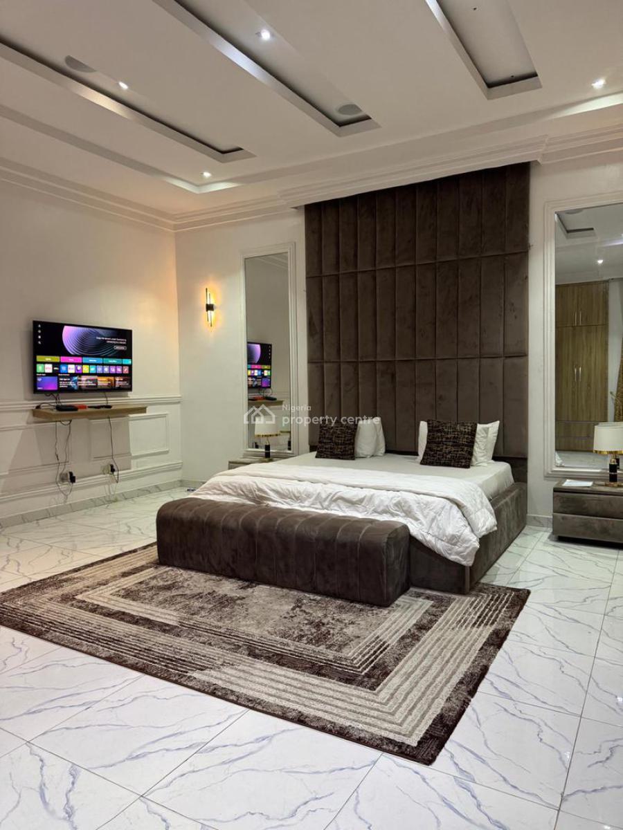 Privately Gated 4 Bedrooms Semi Detached Duplex, Idado Estate (by Vava Furniture, Igbofon Bus-stop), Lekki, Lagos, Semi-detached Duplex Short Let