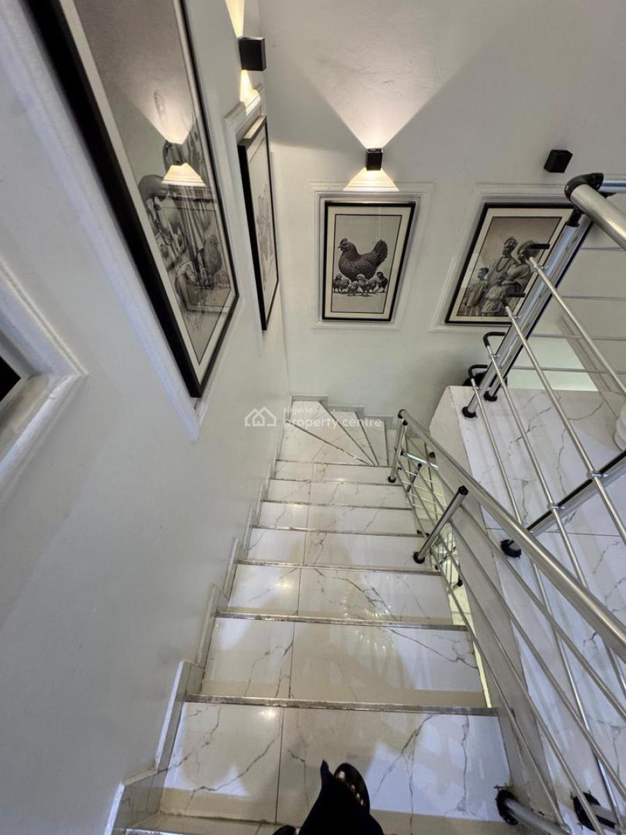 Privately Gated 4 Bedrooms Semi Detached Duplex, Idado Estate (by Vava Furniture, Igbofon Bus-stop), Lekki, Lagos, Semi-detached Duplex Short Let